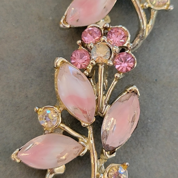 Pink & Silver Metal Bracelet ~ Pretty! *Missing a Stone* ~ GUC ~ Vintage? - Picture 6 of 15